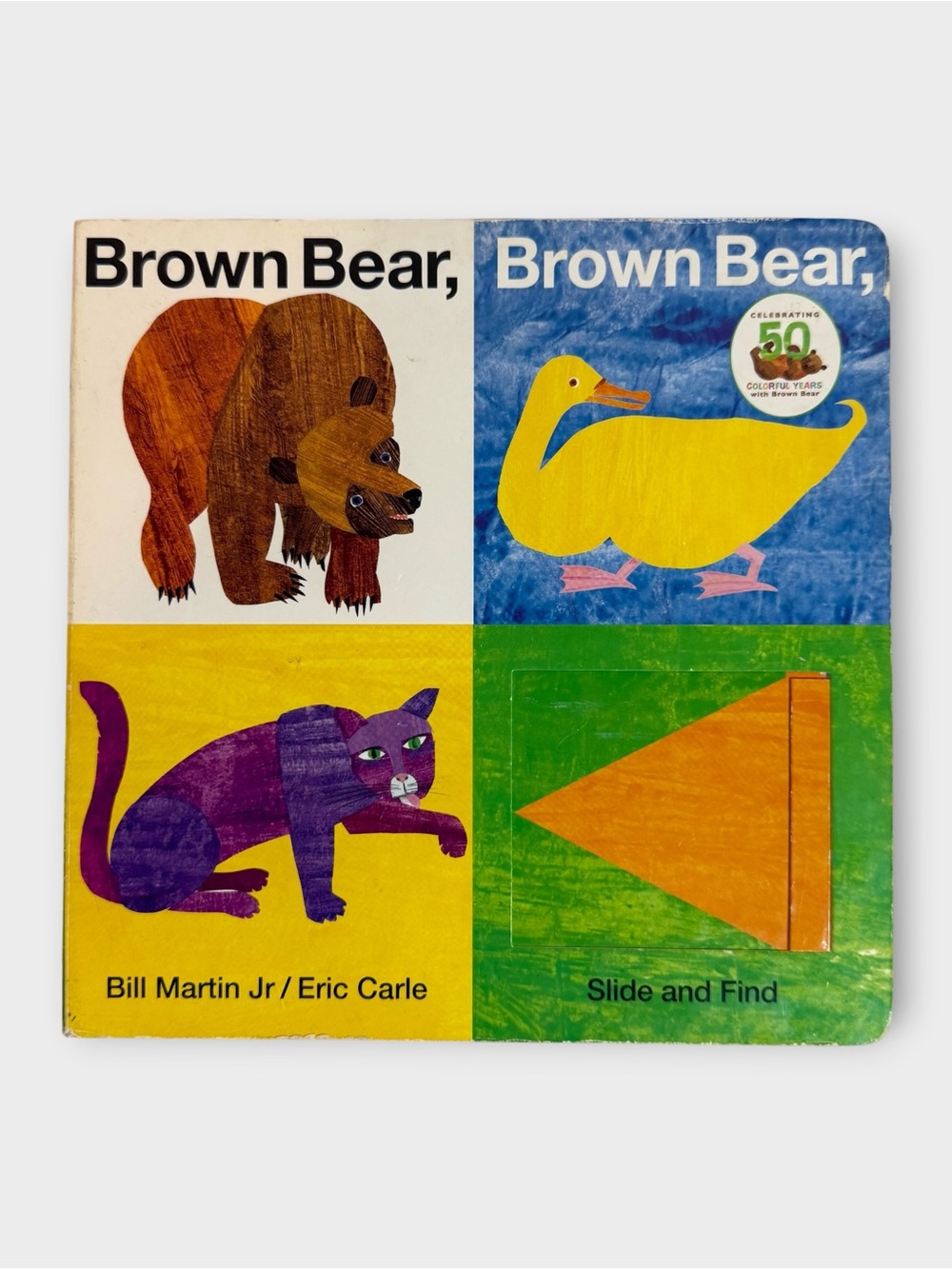 Eric Carle Brown Bear, Brown Bear Slide and Find Board Book (Priddy, 2019)